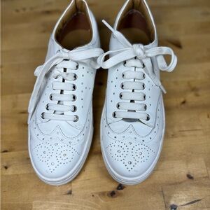 Frank Daniel White Leather Sneakers Made in Italy size 8